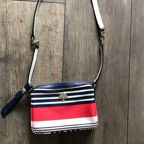 kate spade Handbags - Striped Kate Spade ♠️ Crossbody